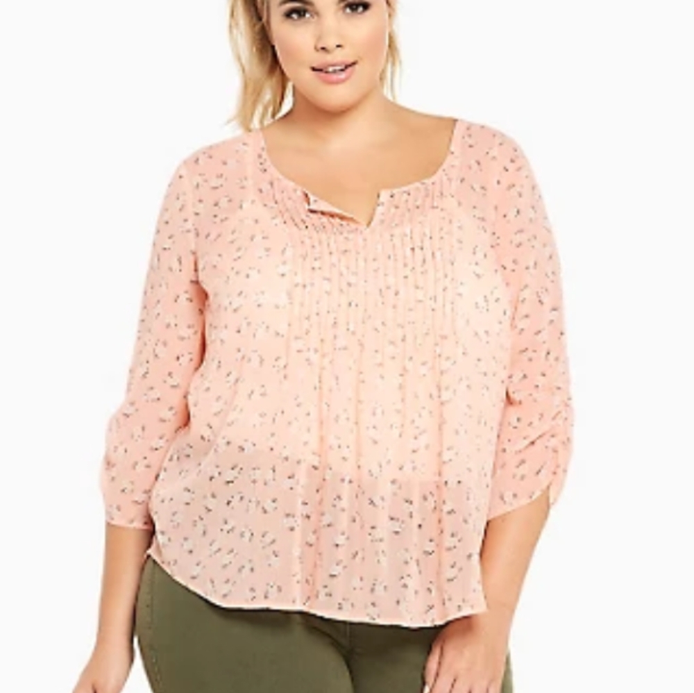 Ditsy Floral Print Top size 4 by Torrid